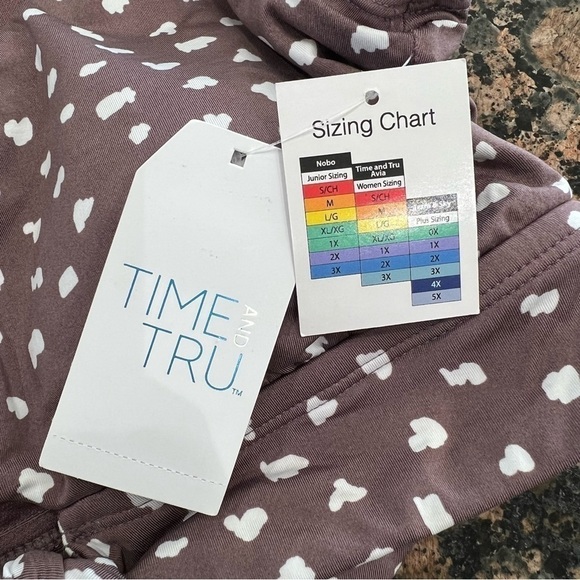 🟤 NWT Time and Tru 🟤 Swimsuit Top Mocha Color Size Small 4-6 - Picture 5 of 8